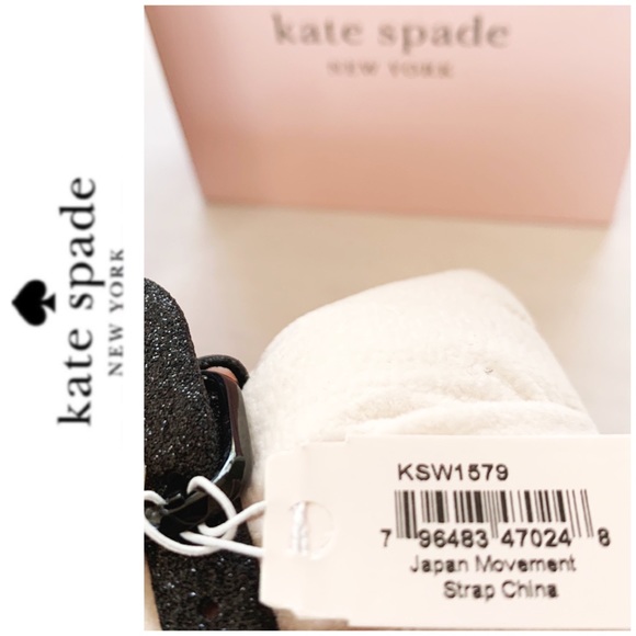 NWT Kate Spade Holland black watch - Picture 6 of 6